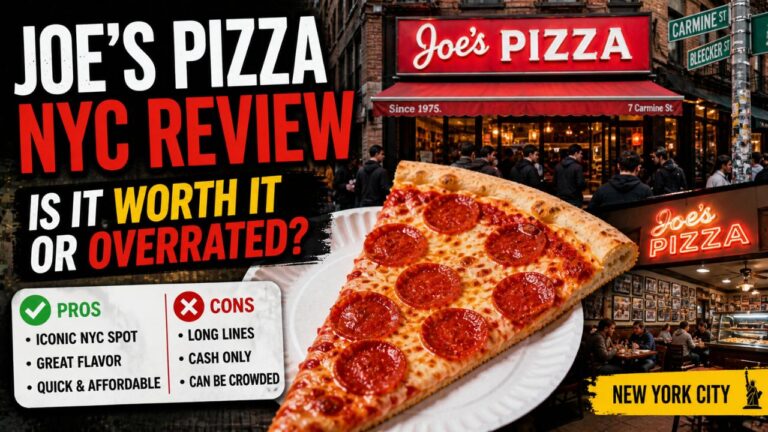 Joe’s Pizza NYC Review – Is It Worth It or Overrated? (2026 Guide)