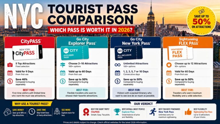 NYC Tourist Pass Comparison – Which Pass Is Worth It in 2026? (Full Guide)