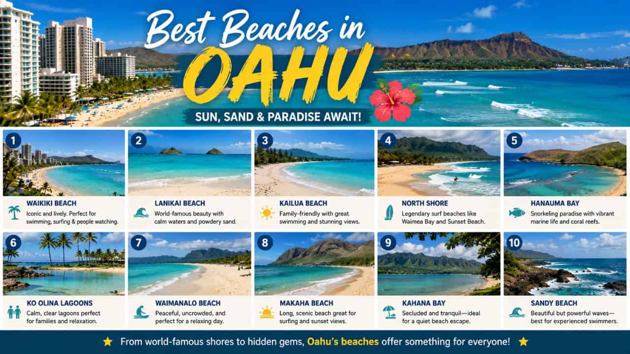 Best Beaches in Oahu: 25 Stunning Beaches You Need to Visit