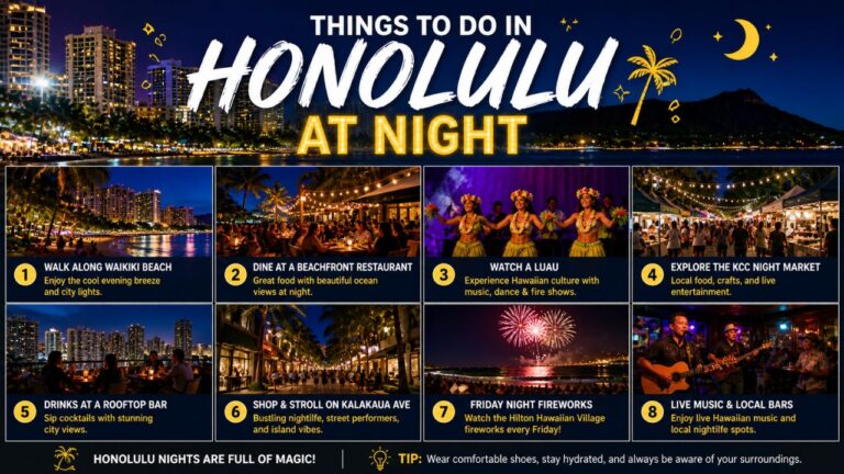 Things to Do in Honolulu at Night: 25 Best Evening Activities in Oahu