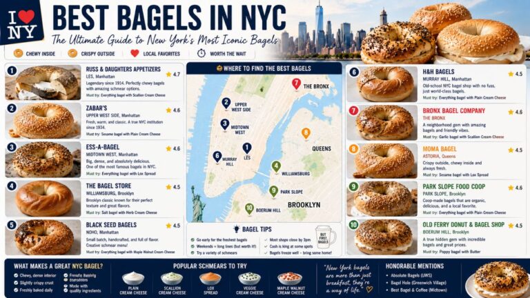 Best Bagels in NYC – Top New York Bagel Shops You Need to Try