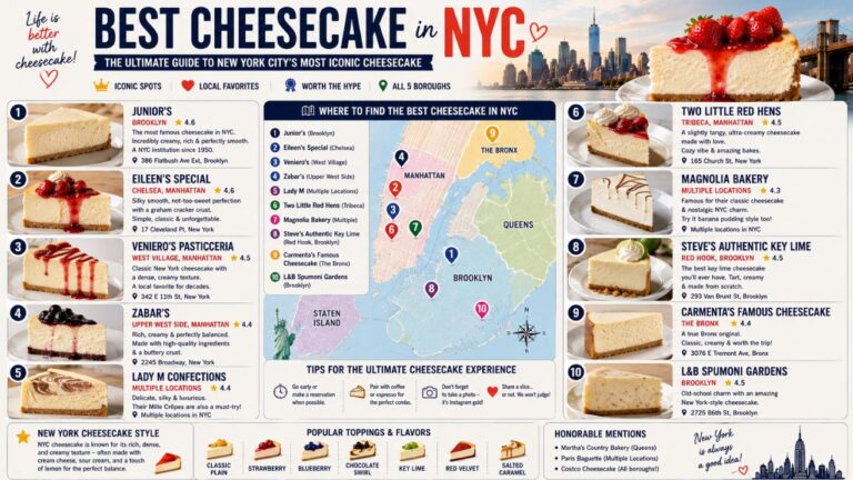 Best Cheesecake in NYC – Top Places for the Ultimate New York Cheesecake Experience