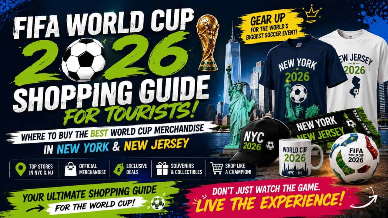 🇺🇸 FIFA World Cup 2026 Shopping Guide for Tourists: Where to Buy the Best World Cup Merchandise in New York & New Jersey