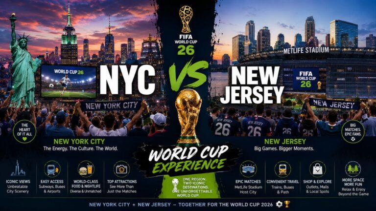 NYC vs New Jersey World Cup Experience – Which Is Better During FIFA World Cup 2026?