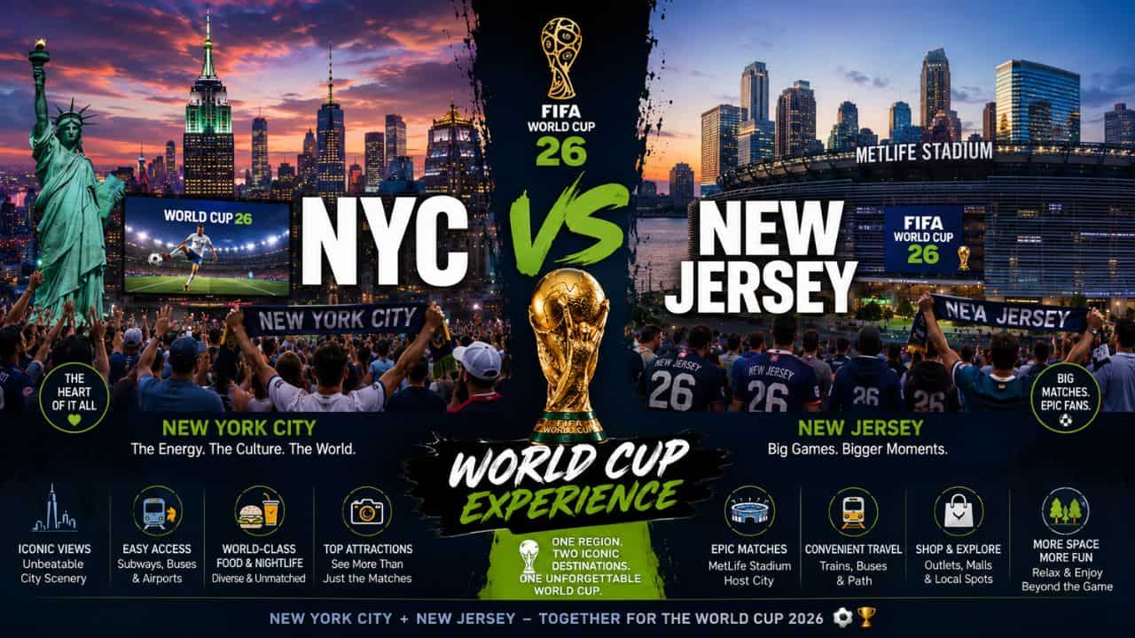 NYC vs New Jersey World Cup Experience – Which Is Better During FIFA World Cup 2026?