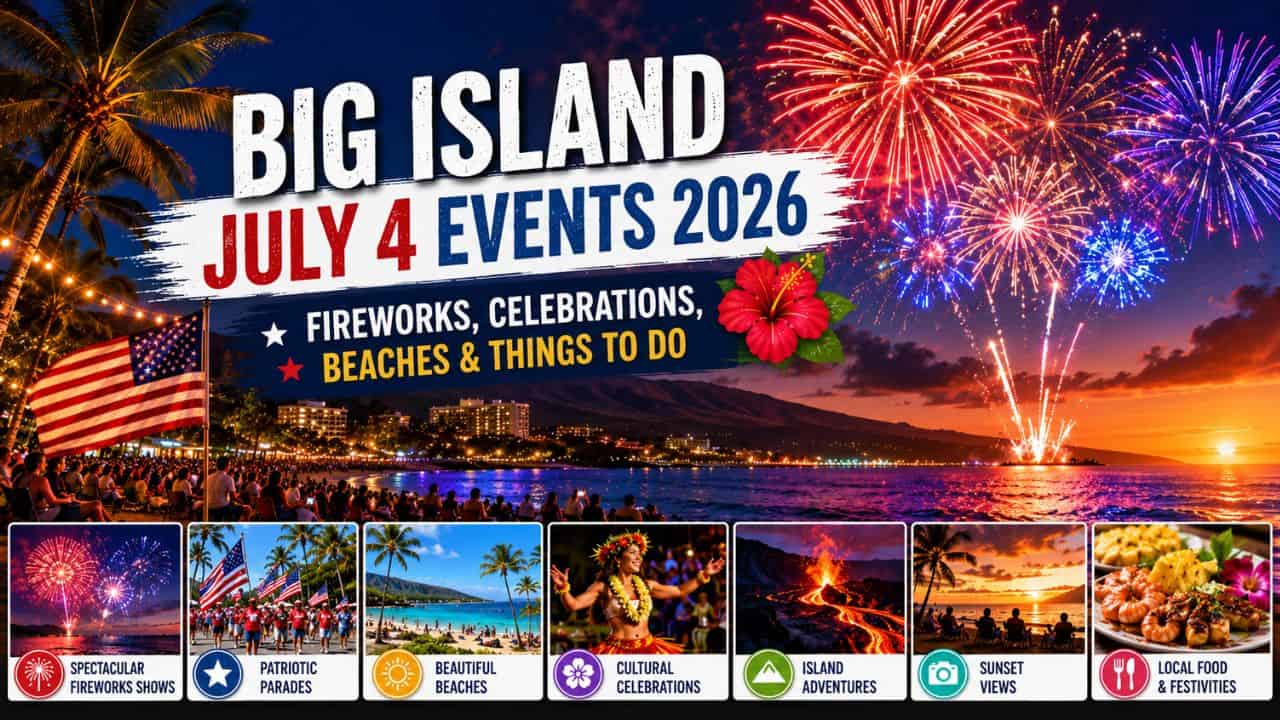 Big Island July 4 Events 2026: Fireworks, Celebrations, Beaches & Things to Do