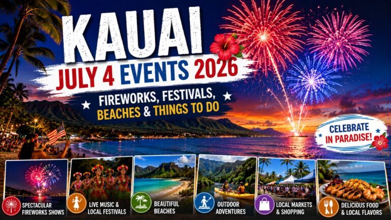 Kauai July 4 Events 2026: Fireworks, Festivals, Beaches & Things to Do