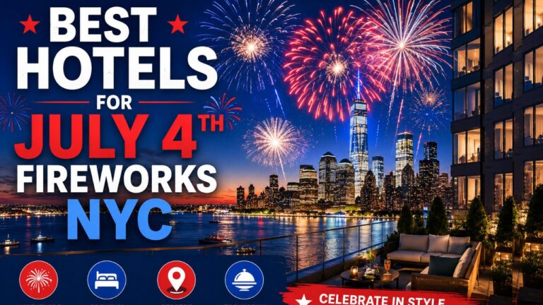 Best Hotels for July 4th Fireworks NYC