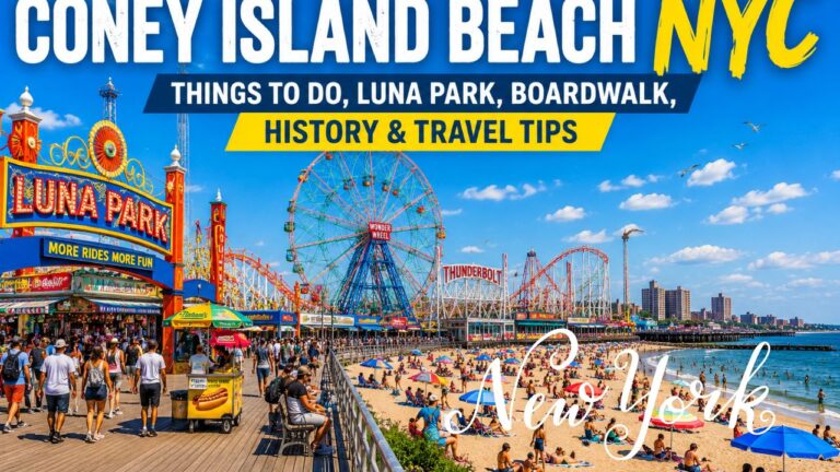 Coney Island Beach NYC (2026 Guide): Things to Do, Luna Park, Boardwalk, History & Travel Tips