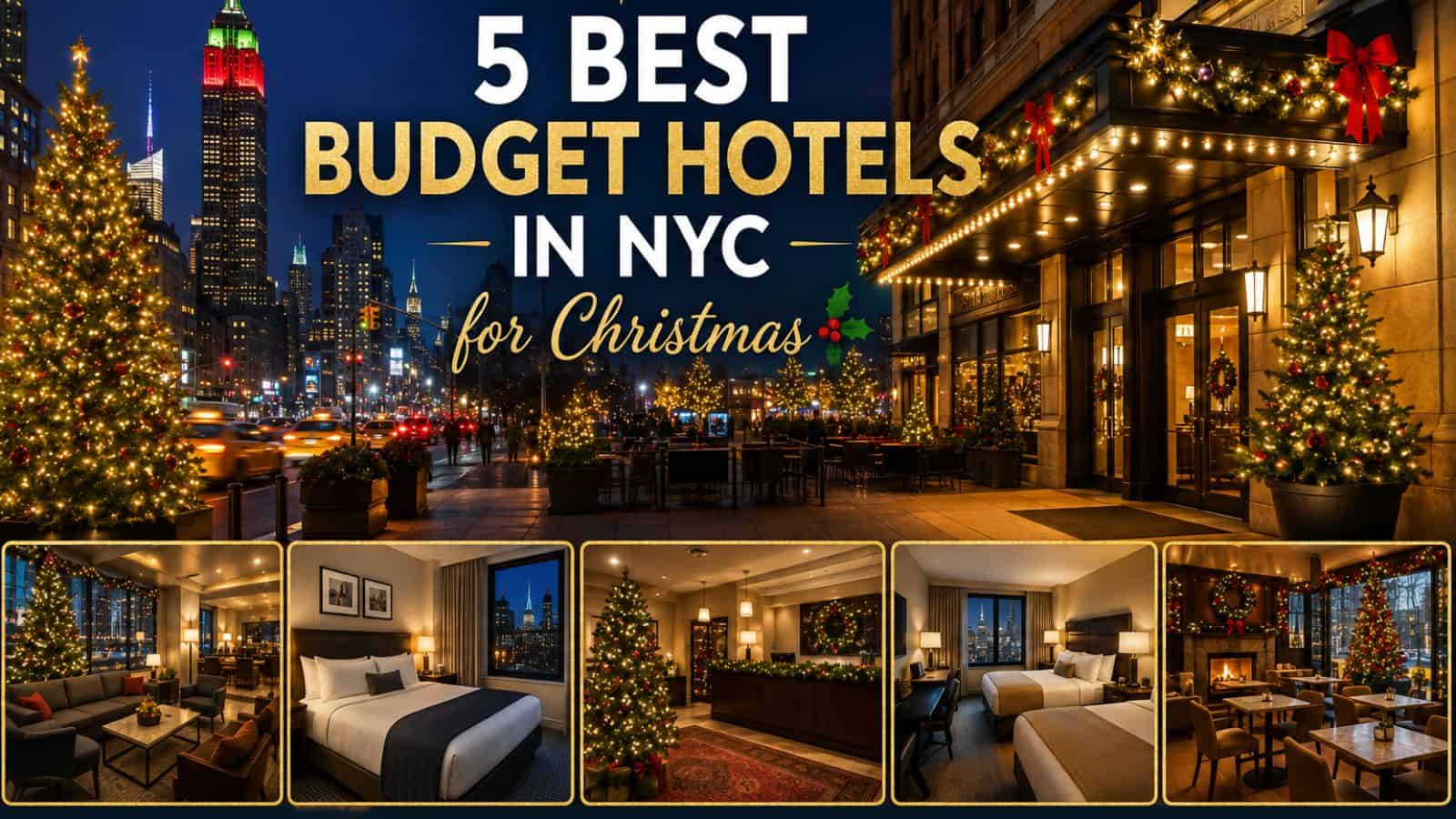 5 Best Budget Hotels in NYC for Christmas (2026): Affordable Hotels in Manhattan