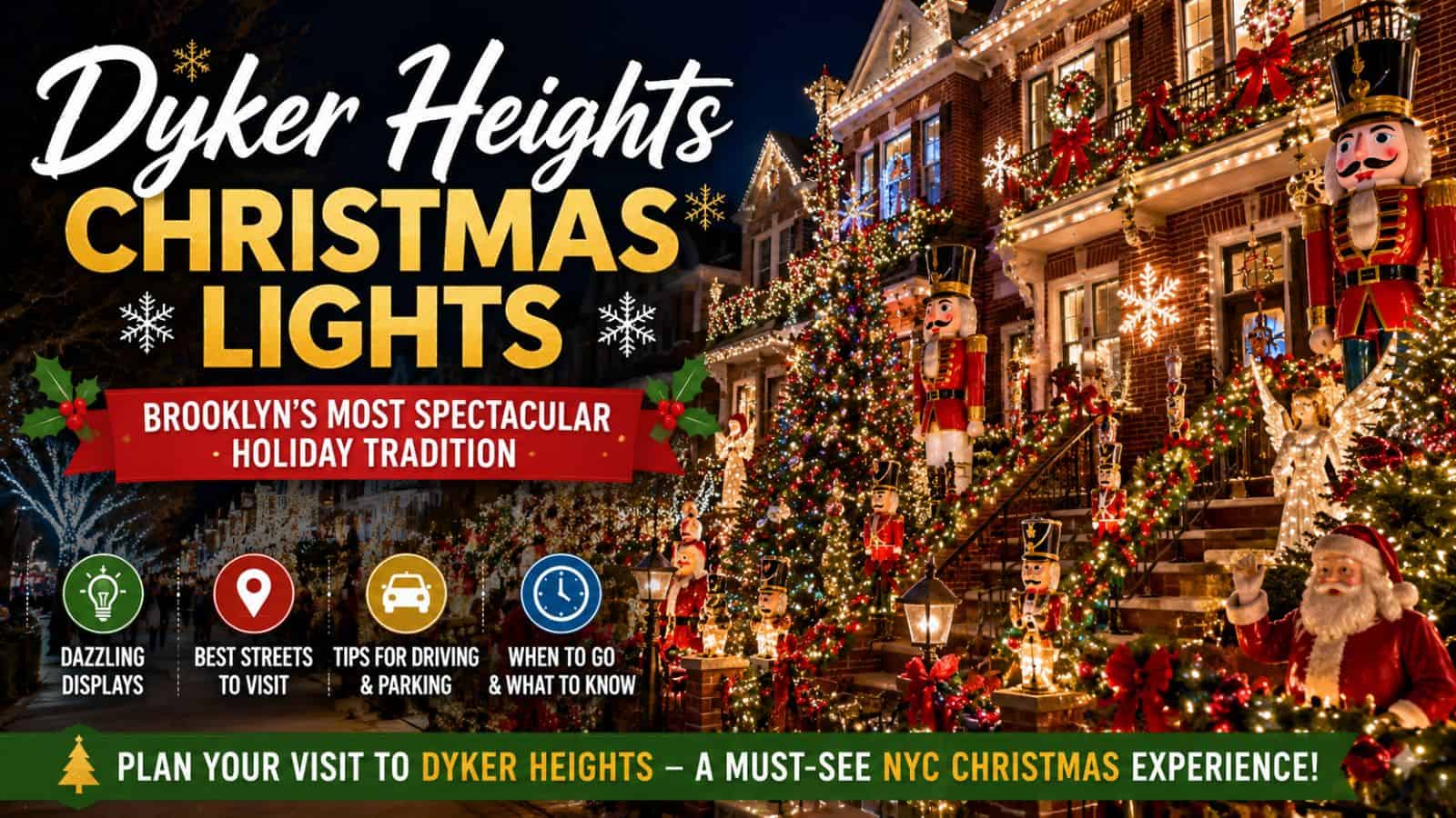 Dyker Heights Christmas Lights 2026: Best Streets, Times, Tours & Tips