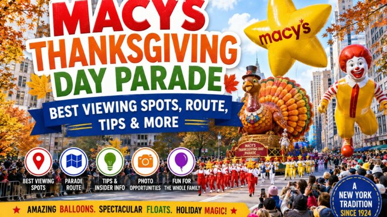 Macy’s Thanksgiving Day Parade (2026 Guide): Best Viewing Spots, Route, Tips & More